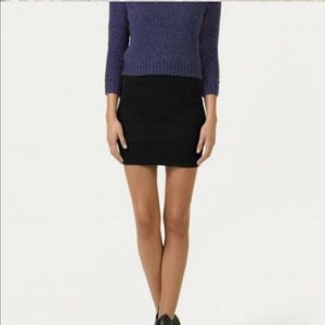 ARITZIA / TALULA / BLACK BANDAGE MINI SKIRT
